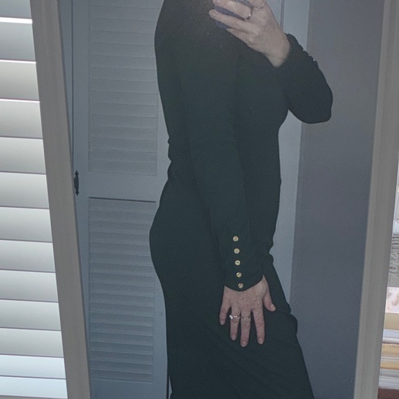 Ralph Lauren Green Turtleneck Dress Size10 - Picture 5 of 6